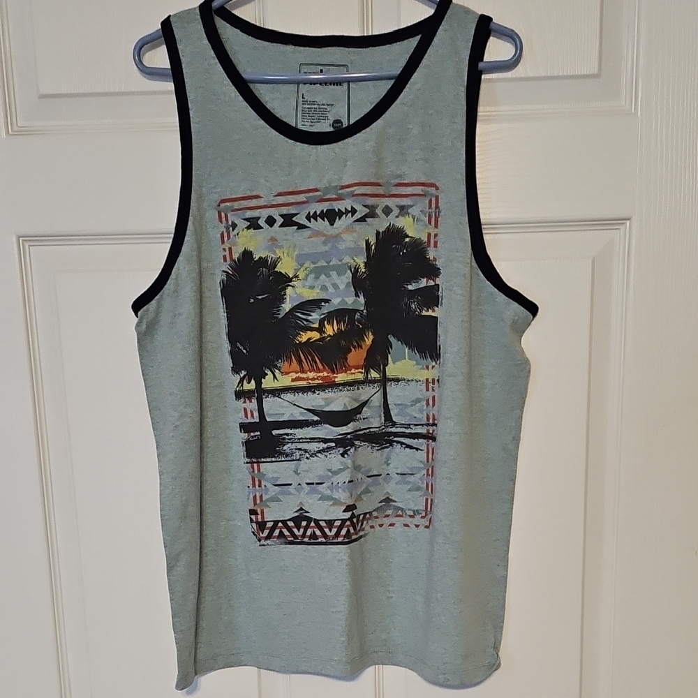 Urban Pipeline Muscle Tank Beach Graphic